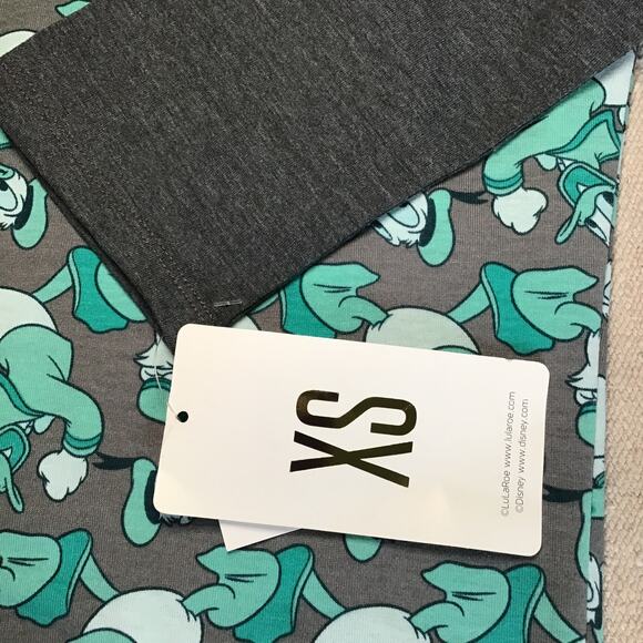 LulaRoe Women’s Gray and Blue Daffy Duck Raglan Sleeve Casual Top Sz. XS NWT - Picture 7 of 9